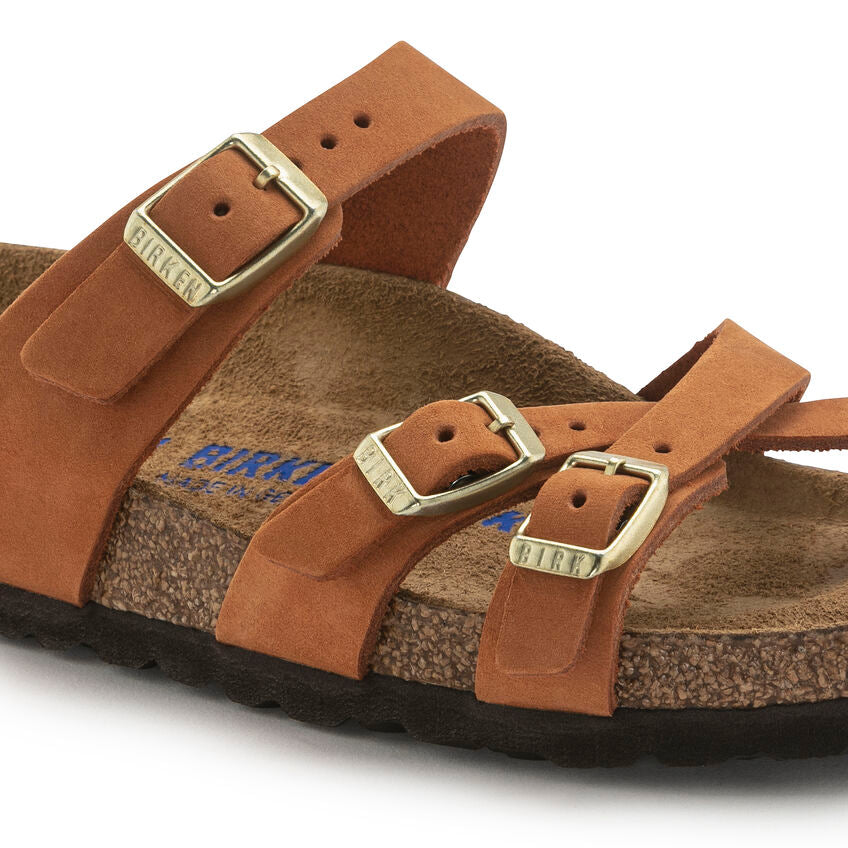 Franca Strappy Sandal in Pecan CLOSEOUTS