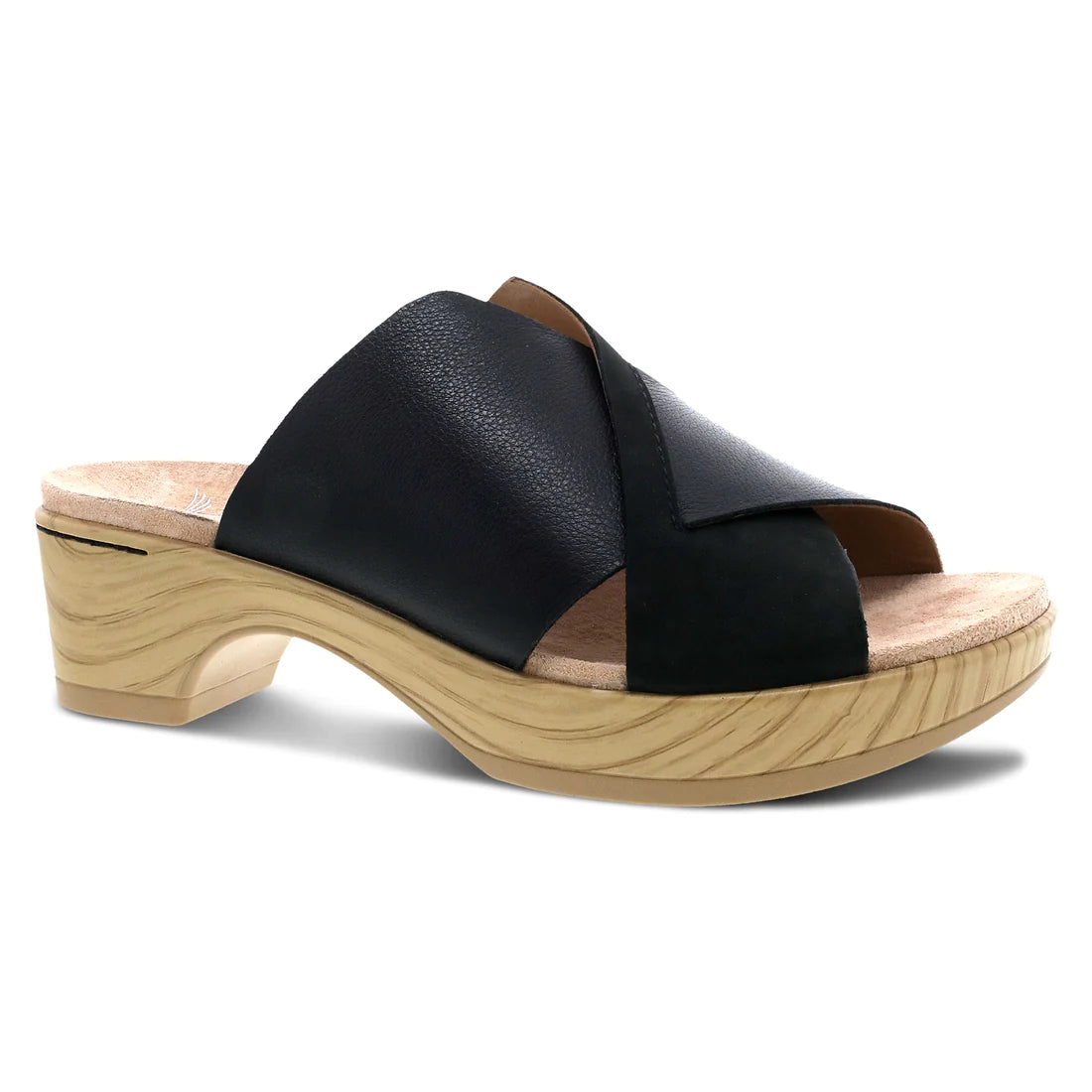 Miri Platform Slide Sandal in Black