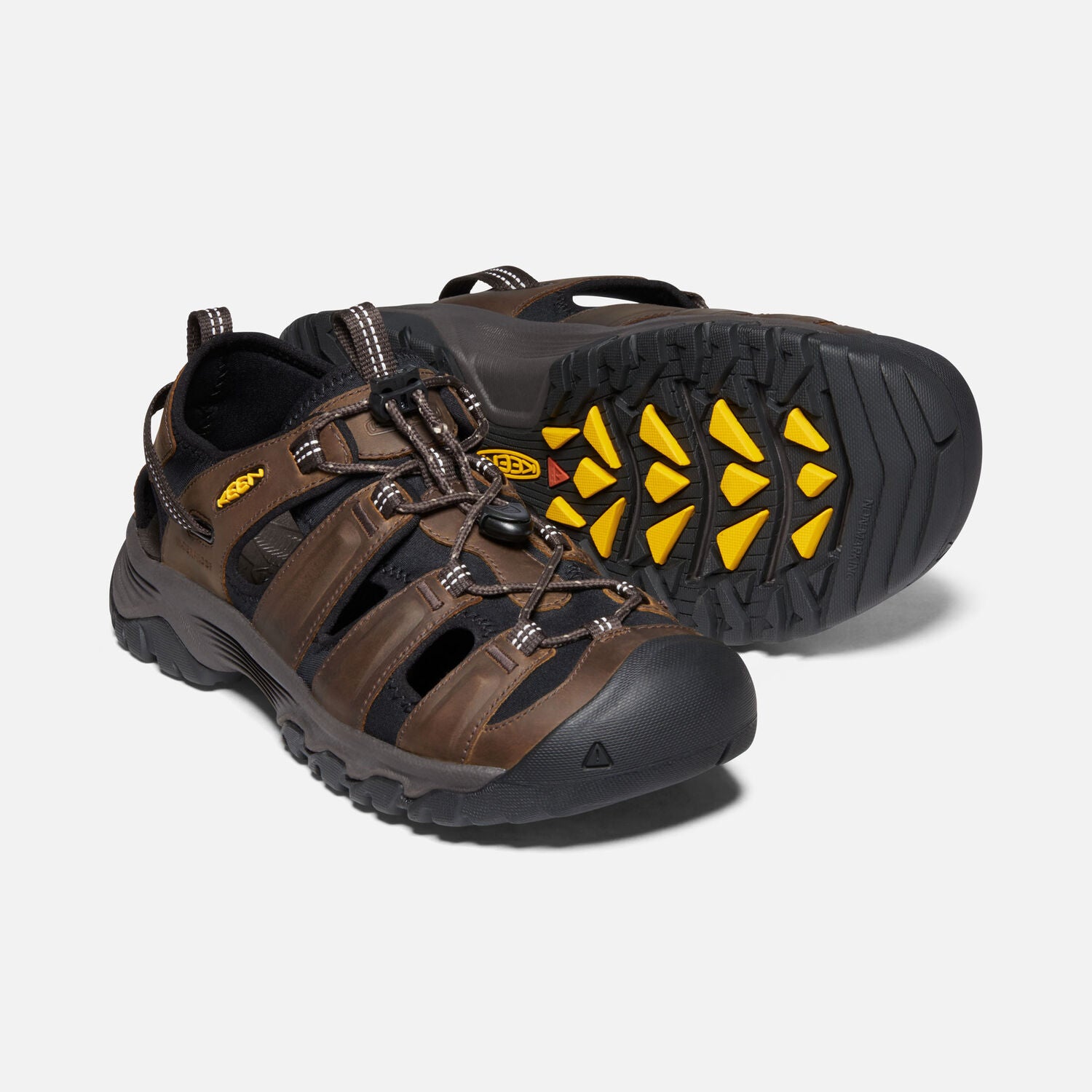 Men's Targhee III Rugged Fisherman Sandal in Bison/Mulch CLOSEOUTS