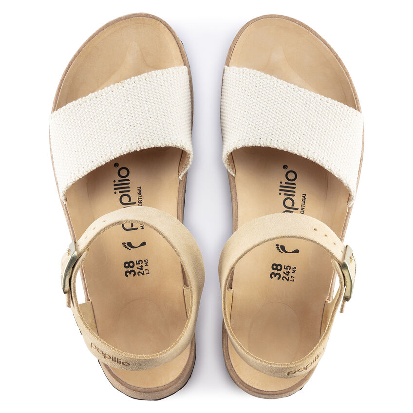 Glenda Almond Textile Sandal CLOSEOUTS