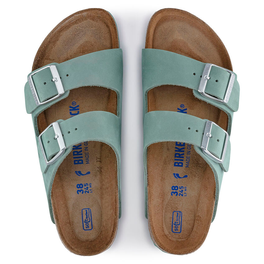 Arizona Soft Footbed Sandal in Beryl