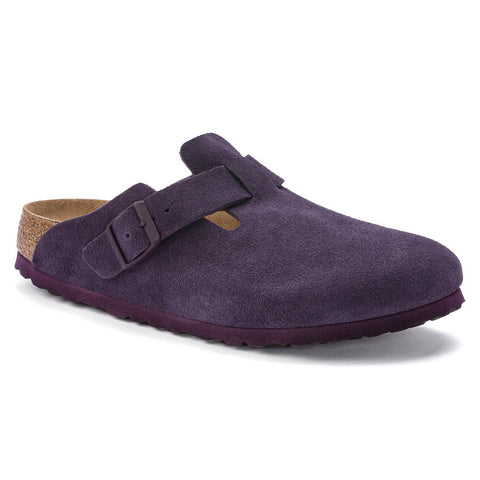 Boston Buckle Soft Footbed Mule in Wine CLOSEOUTS