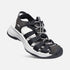 Astoria West Fisherwoman Sandal in Black/Grey CLOSEOUTS