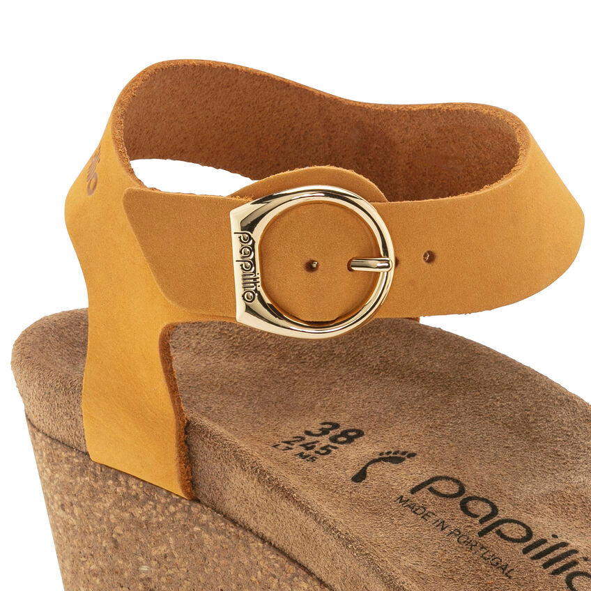 Soley Wedge Sandal in Apricot