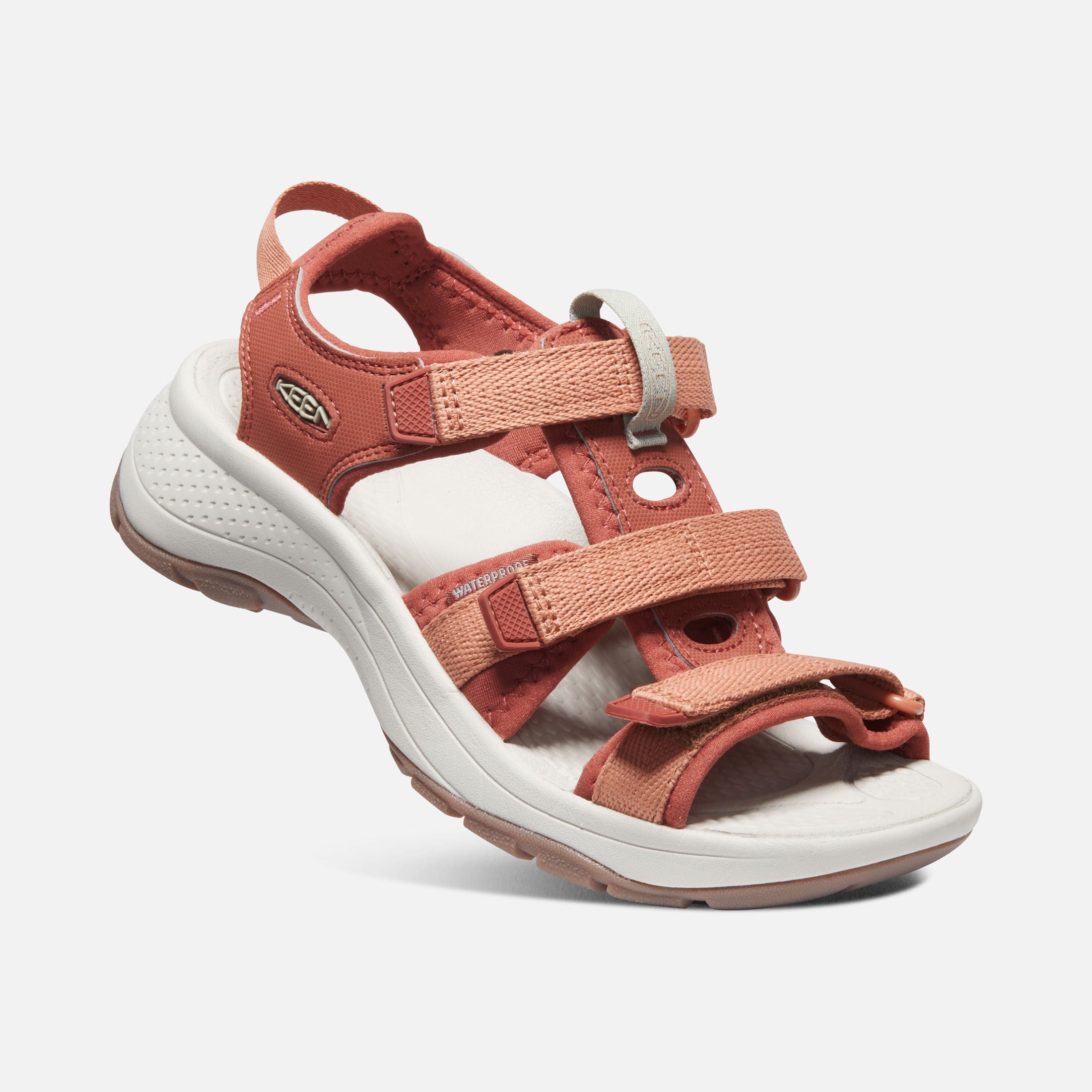 Astoria West Groovy Walking Sandal in Redwood