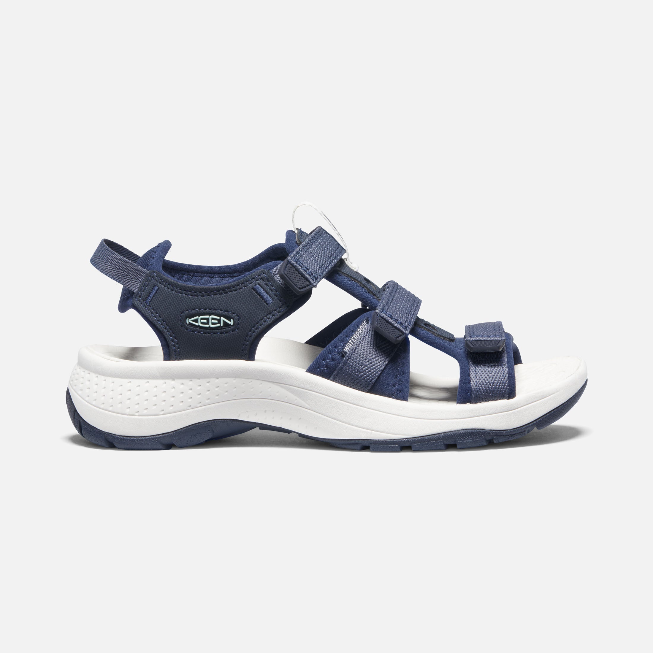 Astoria West Groovy Walking Sandal in Blue Night