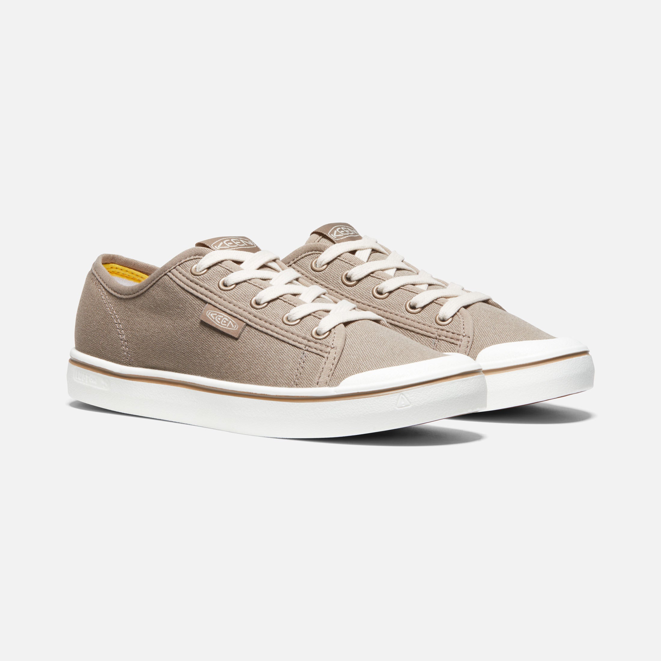 Elsa Canvas Retro Sneaker in Timberwolf