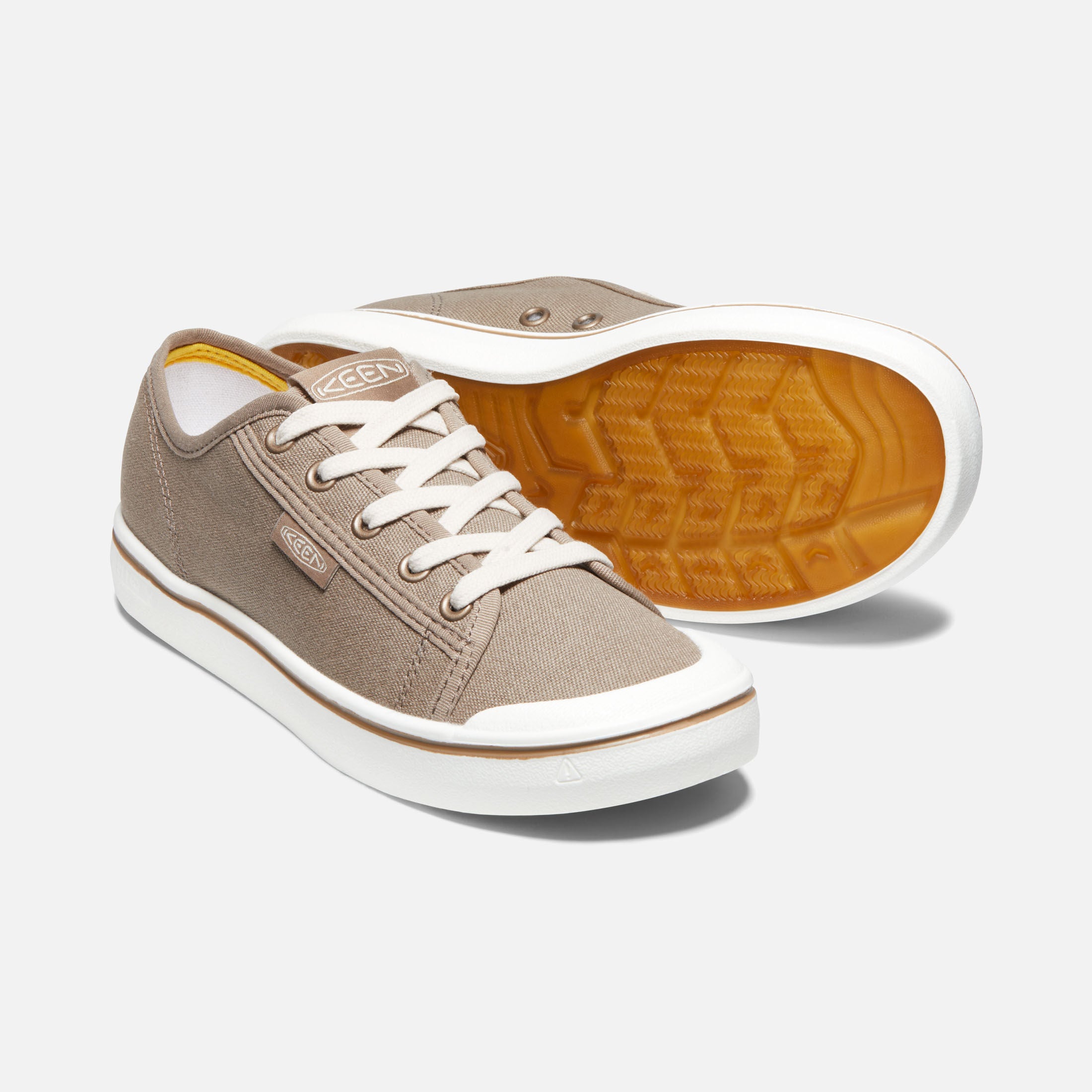 Elsa Canvas Retro Sneaker in Timberwolf