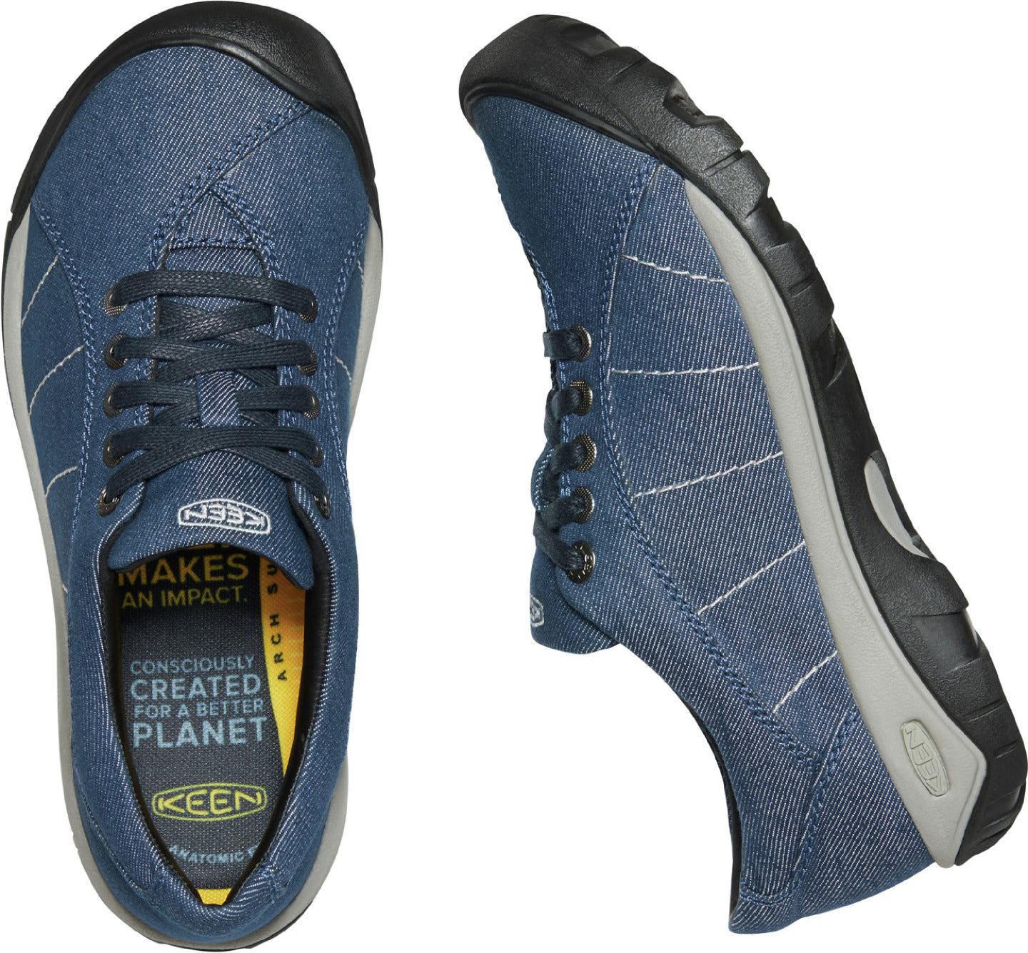 Women's Presidio Canvas Casual Oxford in Navy/Vapor CLOSEOUTS