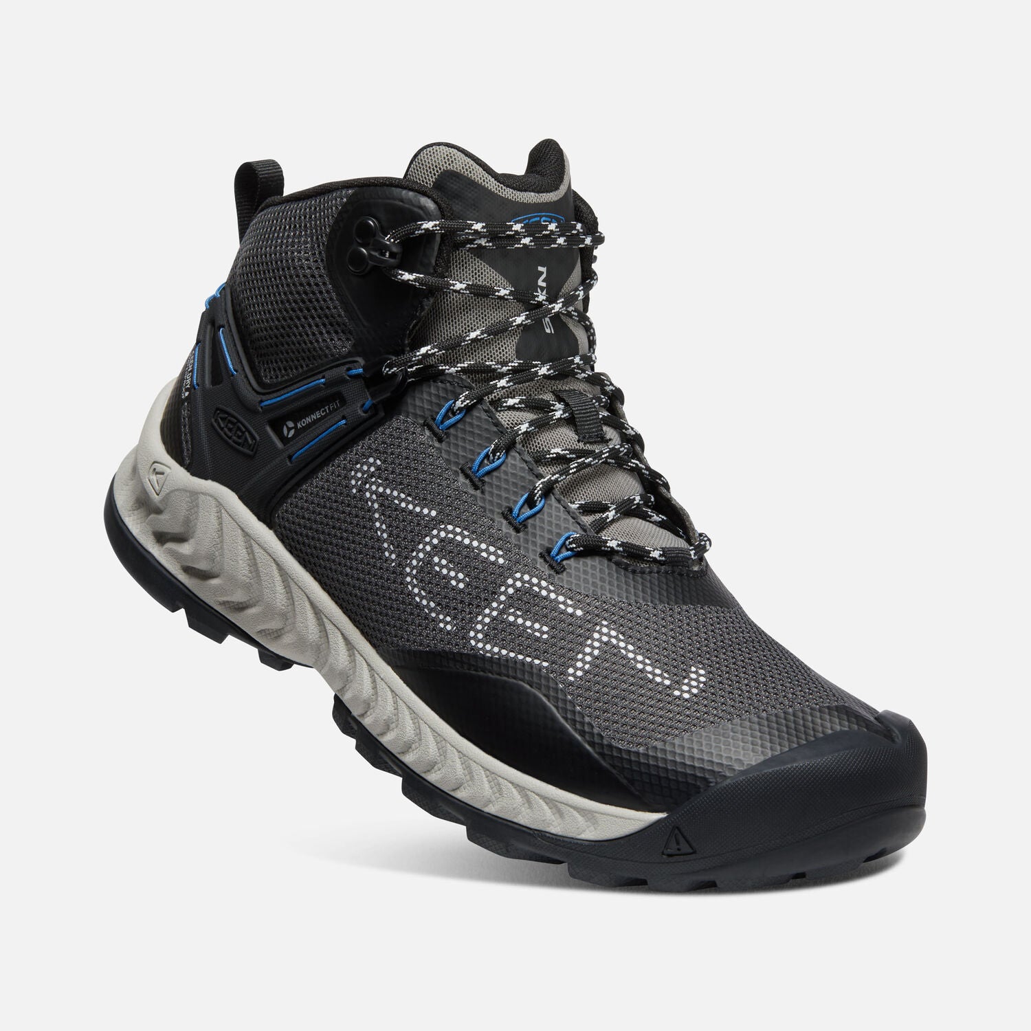 Men's NXIS EVO Waterproof Shoe in Magnet/Bright Cobalt CLOSEOUTS