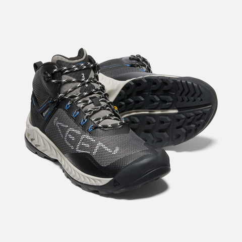 Men's NXIS EVO Waterproof Shoe in Magnet/Bright Cobalt CLOSEOUTS