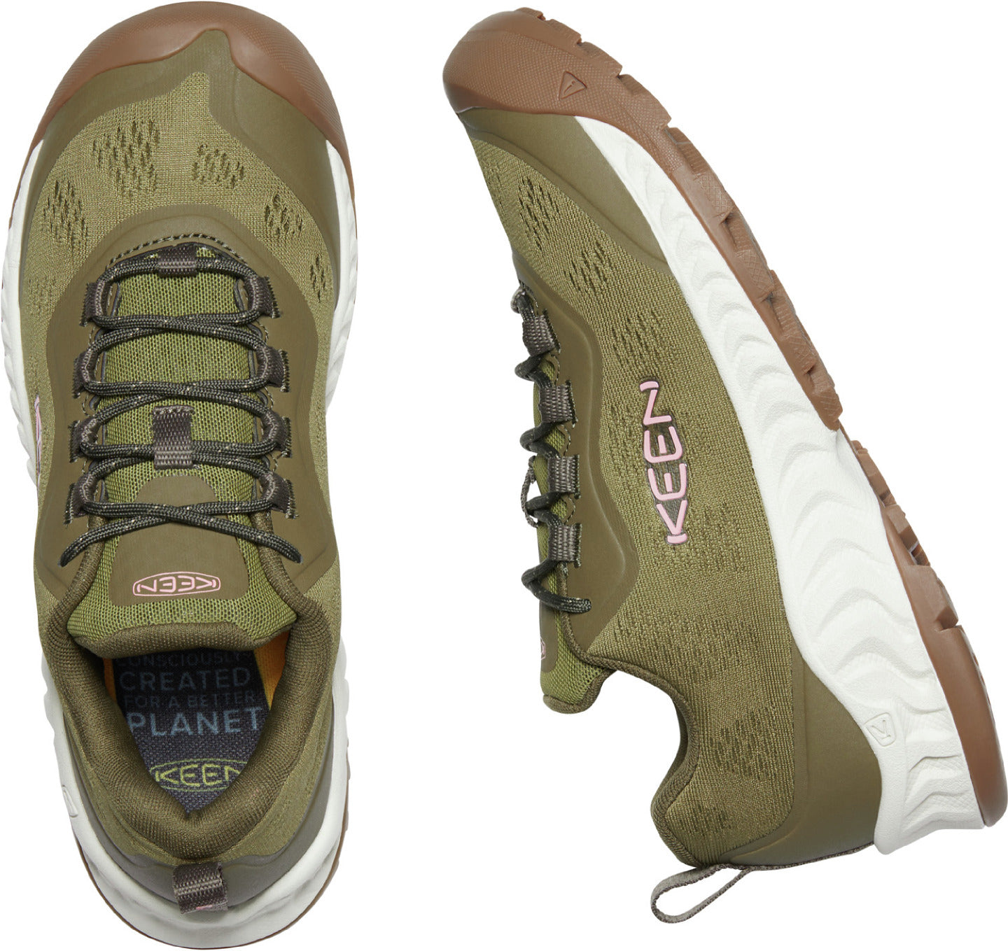 Women's NXIS SPEED Shoe in Olive Drab/Pink Icing