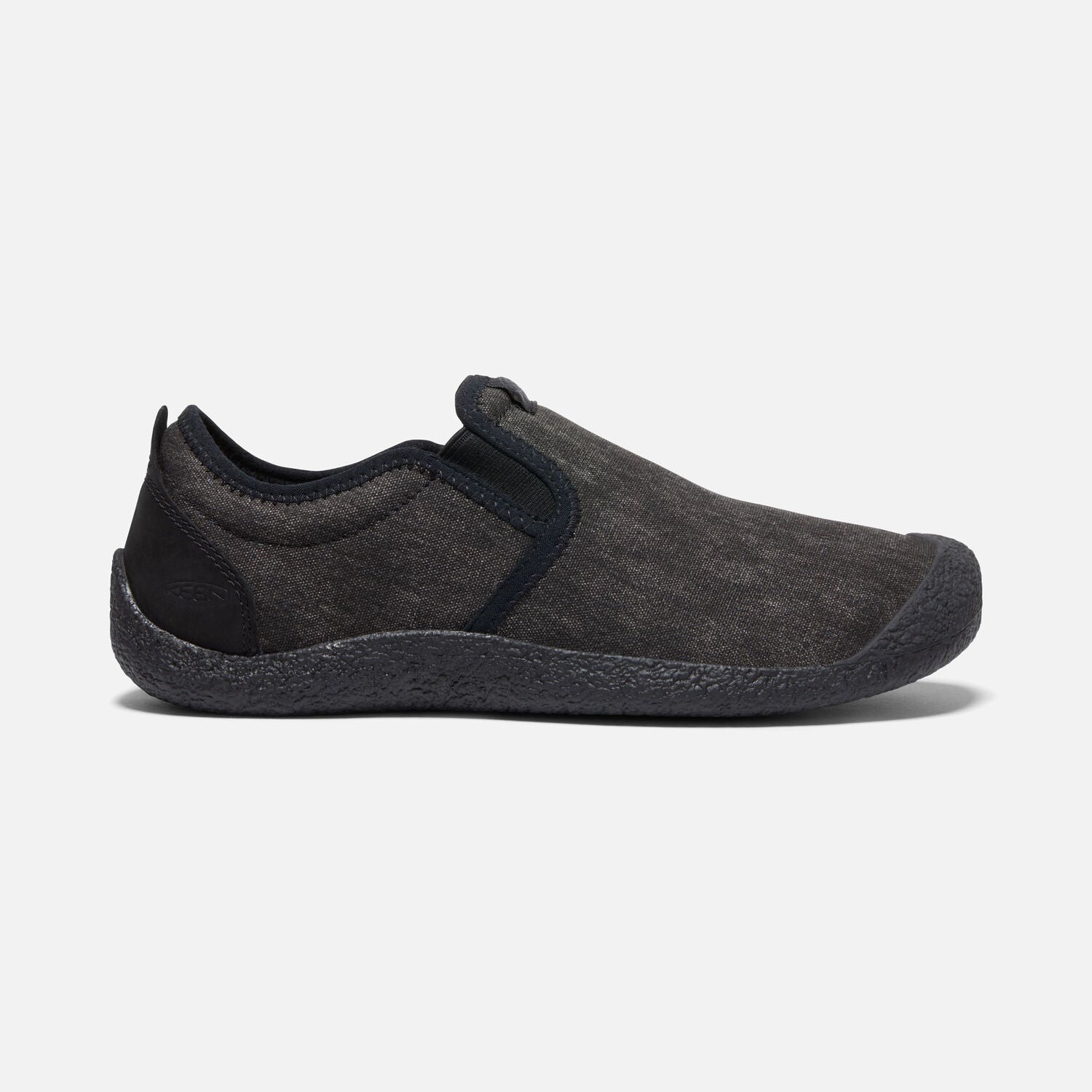 Men's Howser Canvas Slip-on in Black/Black COSEOUTS