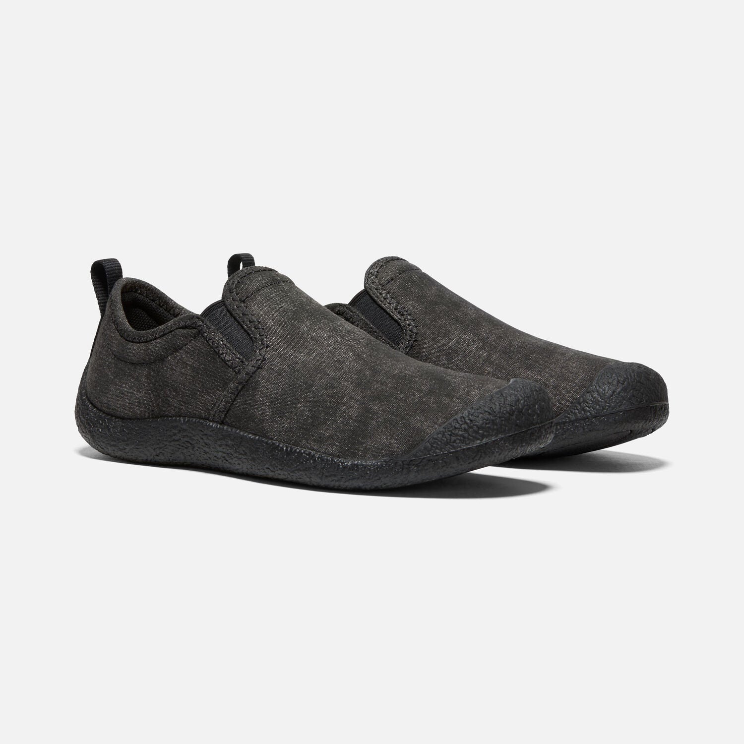 Women's Howser Canvas Slip on in Black/Black CLOSEOUTS