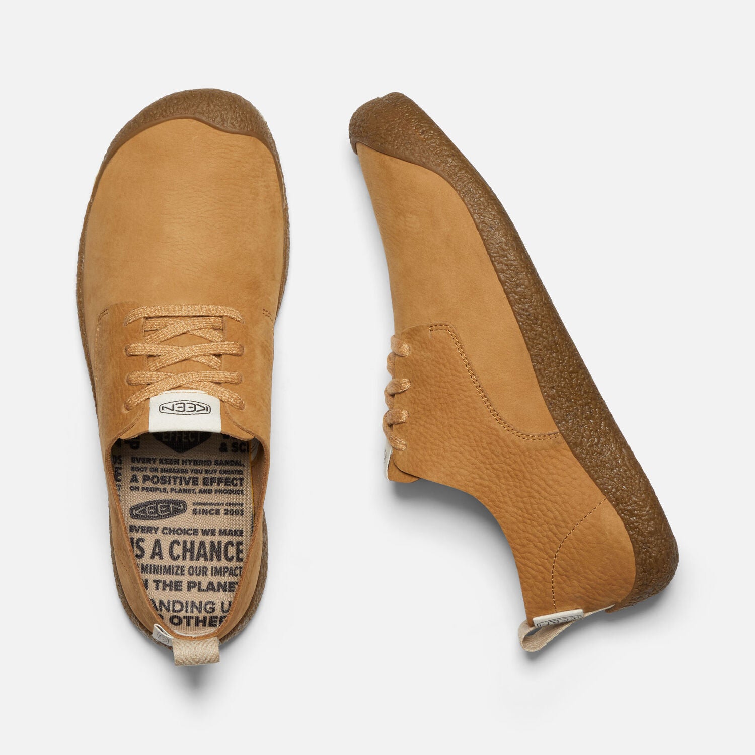 Men’s Mosey Derby Leather Sneaker in Apple Cinnamon/Birch CLOSEOUTS