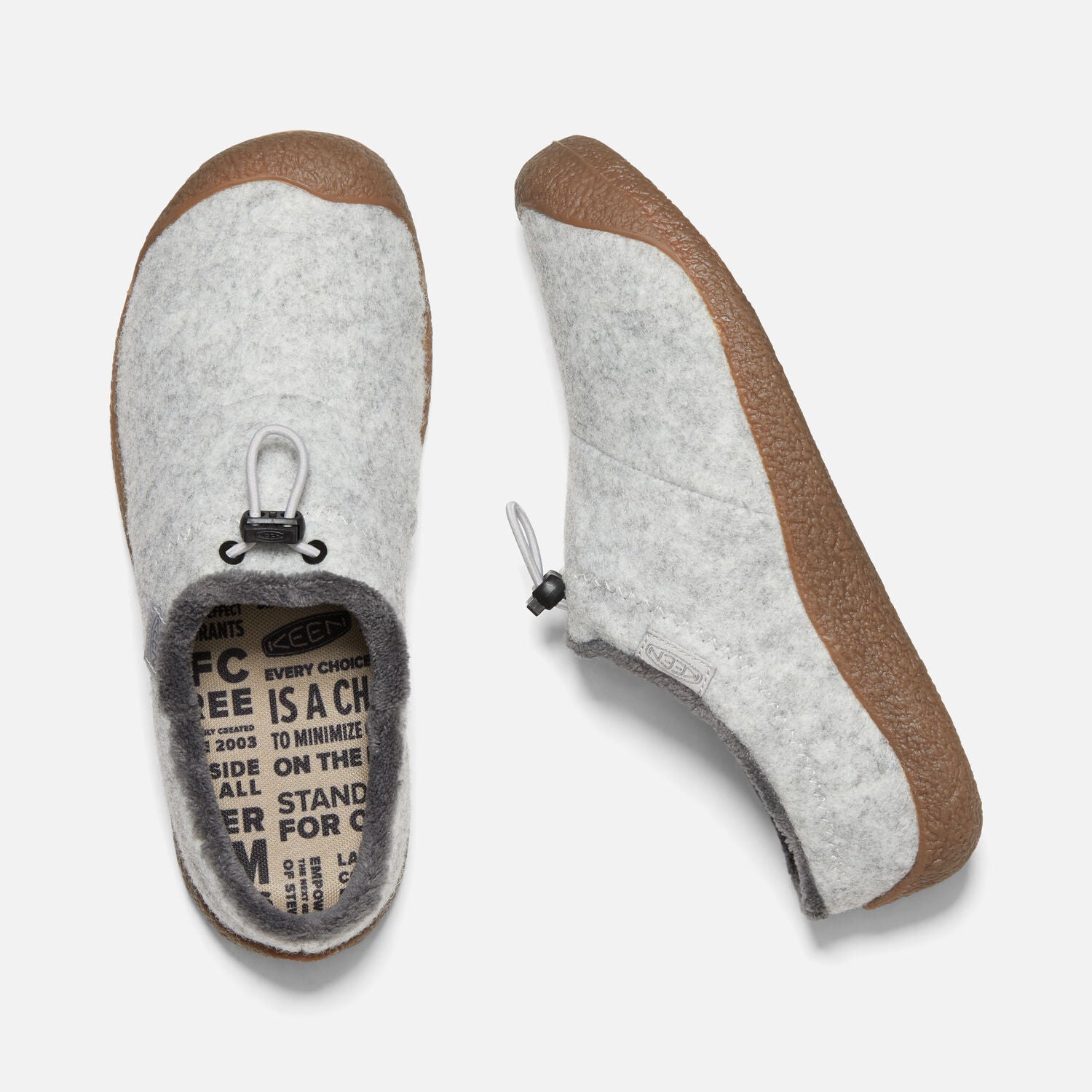 Women's Howser III Slide in Light Gray Wool/Vapor CLOSEOUTS