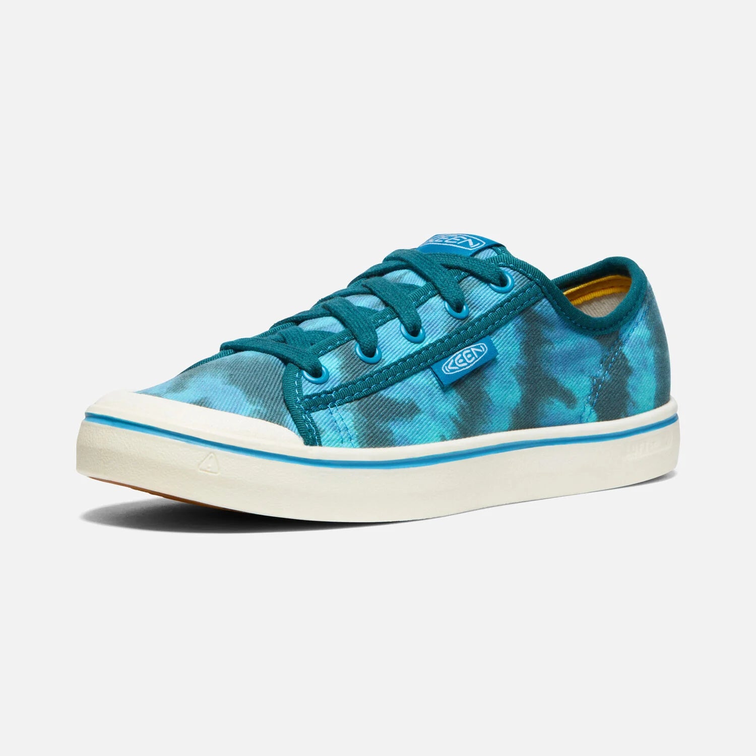 Elsa Canvas Retro Sneaker in Sea Moss Tie Dye CLOSEOUTS