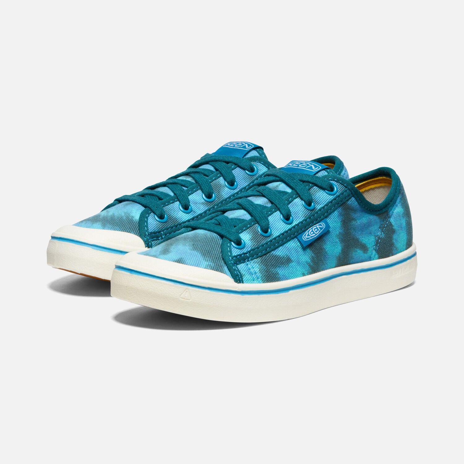 Elsa Canvas Retro Sneaker in Sea Moss Tie Dye CLOSEOUTS