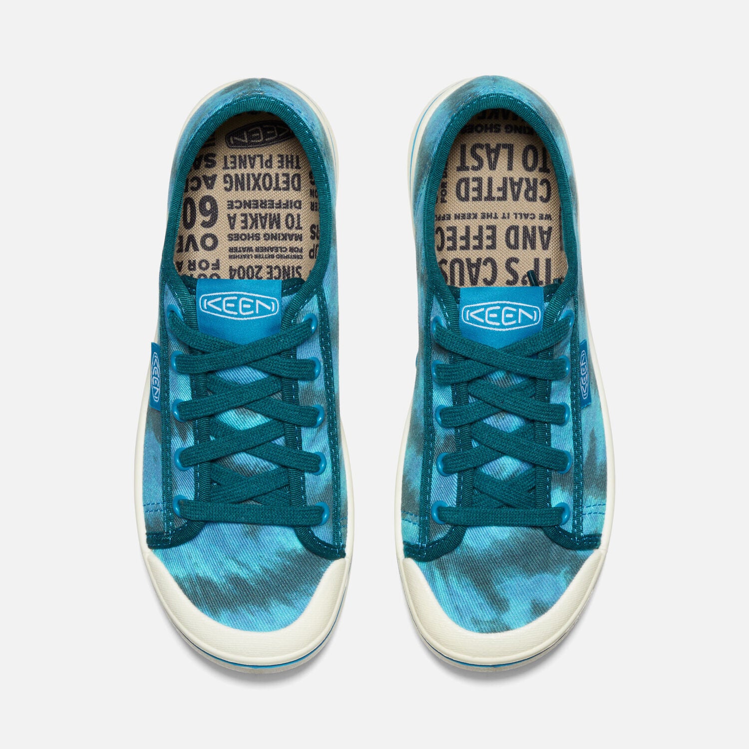 Elsa Canvas Retro Sneaker in Sea Moss Tie Dye CLOSEOUTS