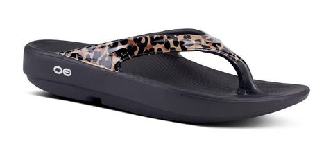 Women's OOlala Toe Post LIMITED EDITION Sandal- Leopard CLOSEOUTS
