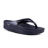 Women's OOmega Toe Post Sandal in Black