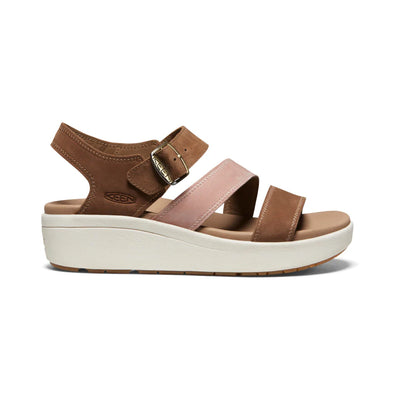 Ellecity Wedge Walking Sandal in Toasted Coconut/Fawn CLOSEOUTS
