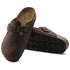 Boston Buckle Soft Footbed Mule in Habana Oiled Leather