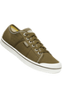 Men's Eldon Canvas Sneaker in Dark Olive CLOSEOUTS