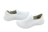 Gaia Washable Slip On Sneaker in White CLOSEOUTS