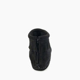 Back Zip Softsole Boot in Black