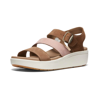 Ellecity Wedge Walking Sandal in Toasted Coconut/Fawn CLOSEOUTS