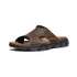 Men's Daytona II Slide Sandal in Bison/Black CLOSEOUTS