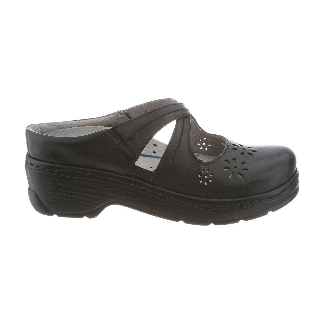 Carolina Cut Out Clog in Black CLOSEOUTS