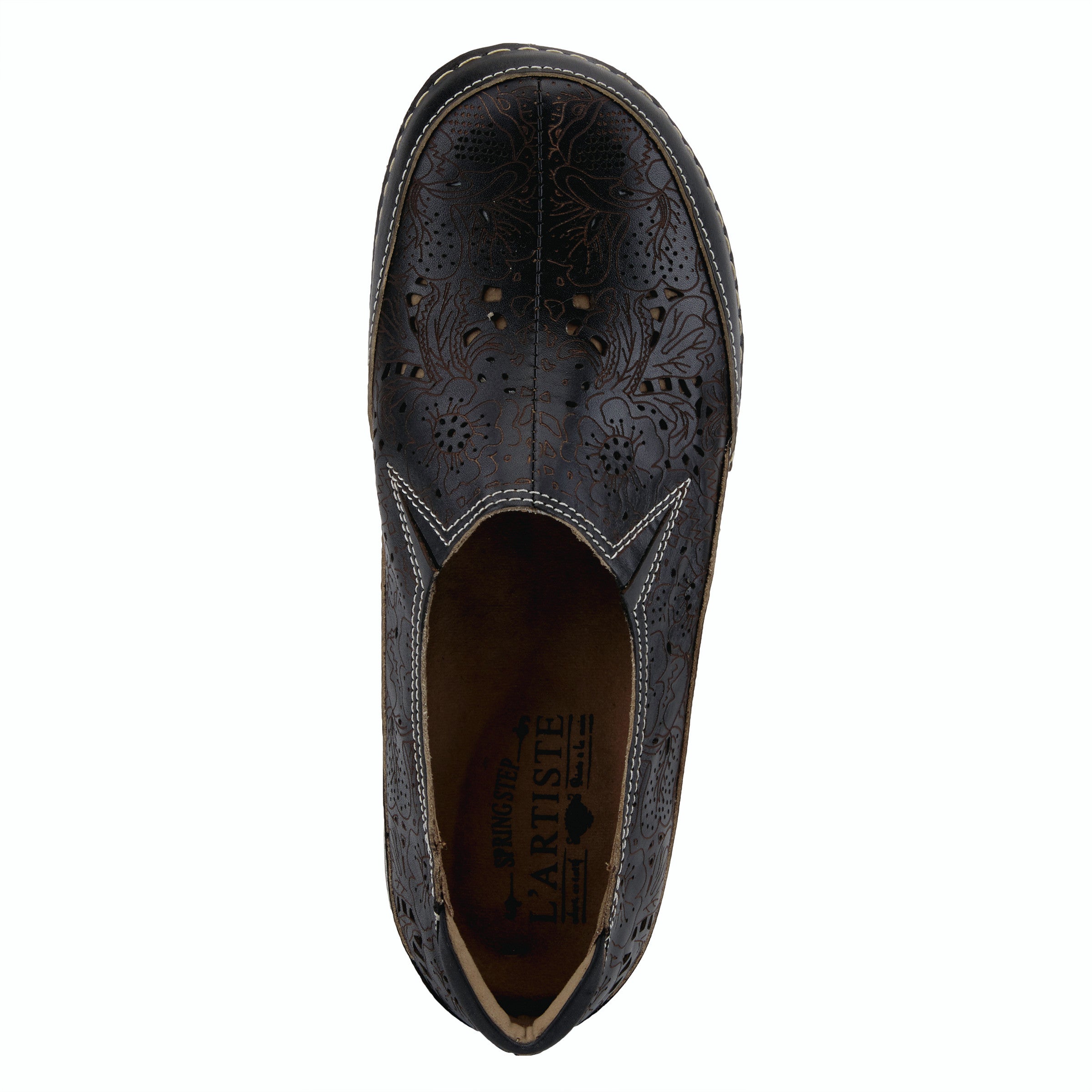 Libora Etched Loafer in Black