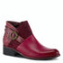 Tiatia Zipper Bootie in Bordeaux