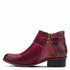 Tiatia Zipper Bootie in Bordeaux