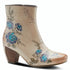 Folka Hand Painted Floral Boot in Beige