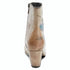 Folka Hand Painted Floral Boot in Beige