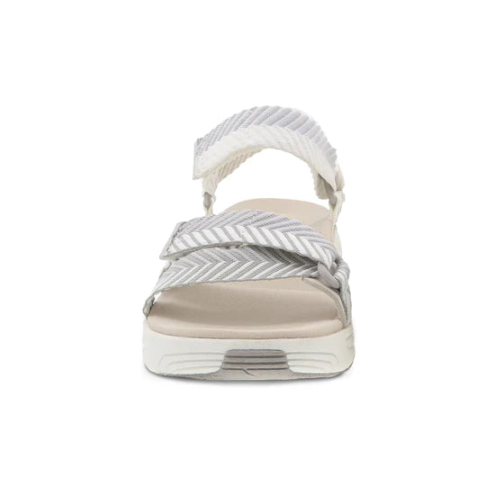 Racquel Strappy Sandal in Sand Herringbone