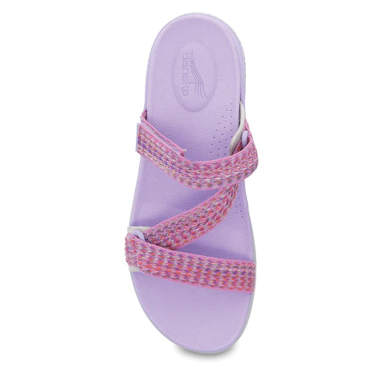 Rosette Adjustable Eva Sandal in Fuchsia