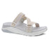 Rosette Adjustable Eva Sandal in Ivory