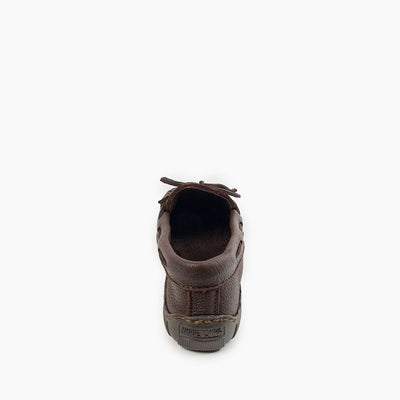 Women's Moosehide Classic Moccasin in Chocolate