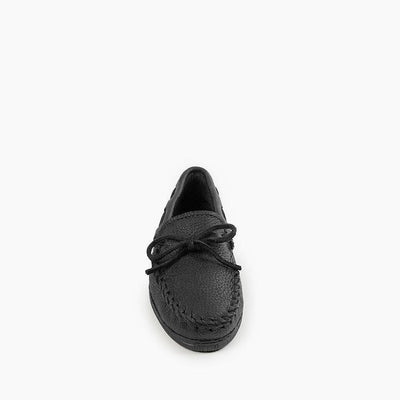 Women's Moosehide Classic Moccasin in Black