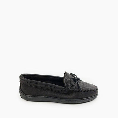 Women's Moosehide Classic Moccasin in Black