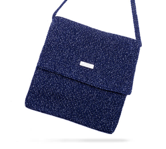 Arcopedico Knit Cross Body Bag in Navy