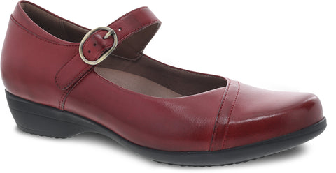 Fawna Leather MaryJane in Red CLOSEOUTS