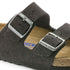 Arizona Soft Footbed Sandal in Velvet Gray