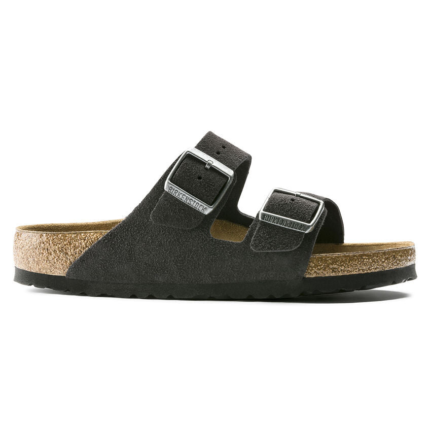 Arizona Soft Footbed Sandal in Velvet Gray