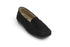 Alice Moc Toe Loafer in Black Suede