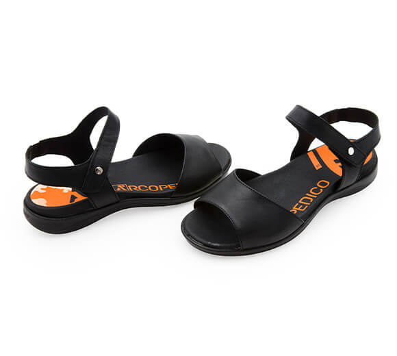 Rapa Nui Walking Sandal in Black CLOSEOUTS